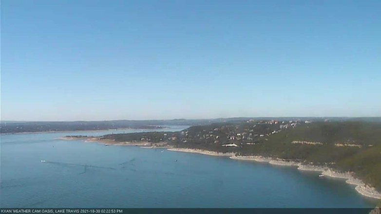 Lake Travis webcam, October 30, 2021 2:25 PM CT