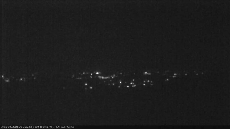 Lake Travis webcam, October 31, 2021 10:25 PM CT