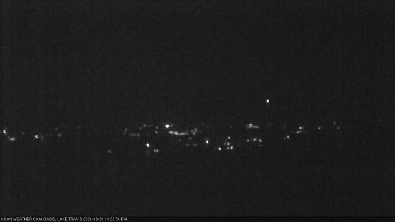 Lake Travis webcam, October 31, 2021 11:25 PM CT