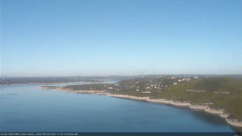 Lake Travis webcam, November 1, 2021 10:25 AM CT