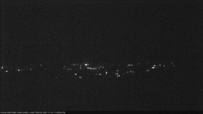 Lake Travis webcam, November 1, 2021 11:45 PM CT