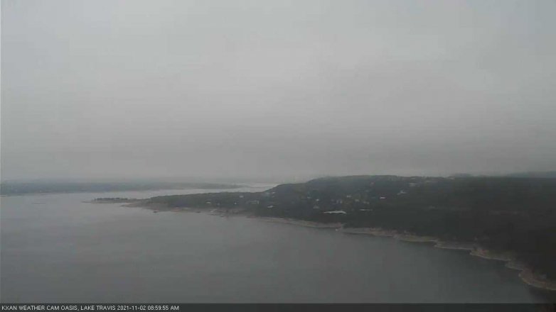 Lake Travis webcam, November 2, 2021 9:00 AM CT