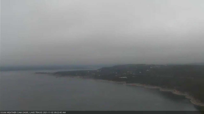 Lake Travis webcam, November 2, 2021 9:25 AM CT