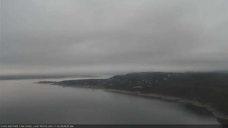 Lake Travis webcam, November 2, 2021 9:45 AM CT