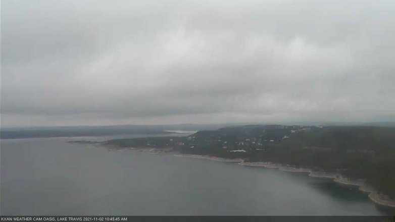 Lake Travis webcam, November 2, 2021 10:45 AM CT