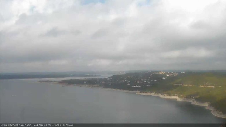 Lake Travis webcam, November 2, 2021 11:25 AM CT