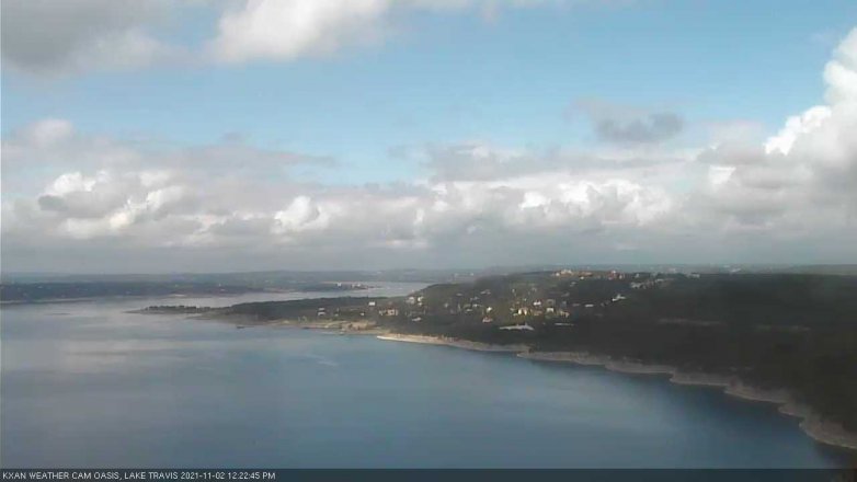 Lake Travis webcam, November 2, 2021 12:25 PM CT