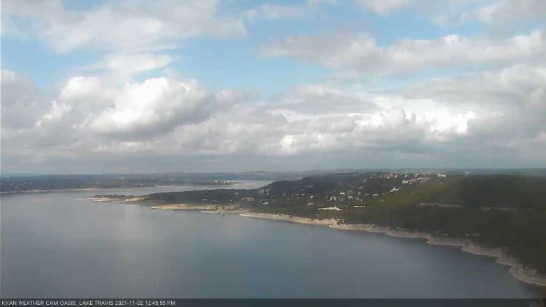 Lake Travis webcam, November 2, 2021 12:45 PM CT