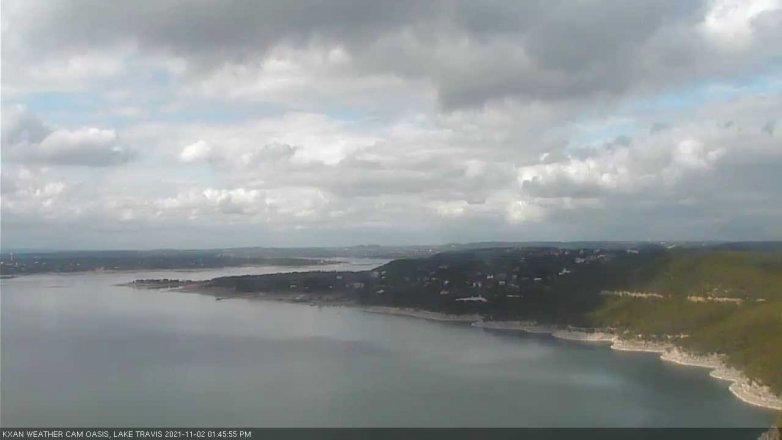 Lake Travis webcam, November 2, 2021 1:45 PM CT