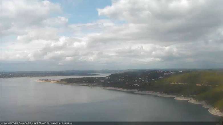 Lake Travis webcam, November 2, 2021 2:00 PM CT