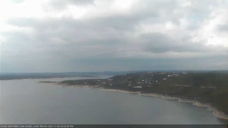Lake Travis webcam, November 2, 2021 3:25 PM CT