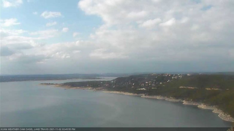 Lake Travis webcam, November 2, 2021 3:45 PM CT