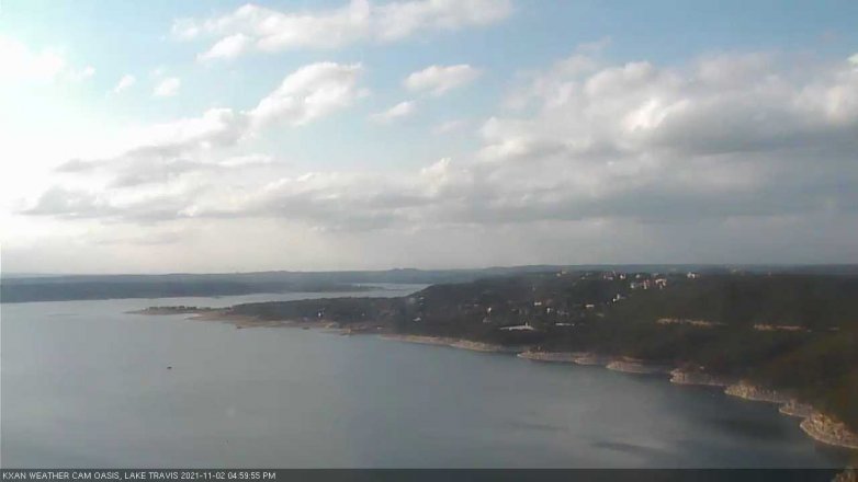 Lake Travis webcam, November 2, 2021 5:00 PM CT