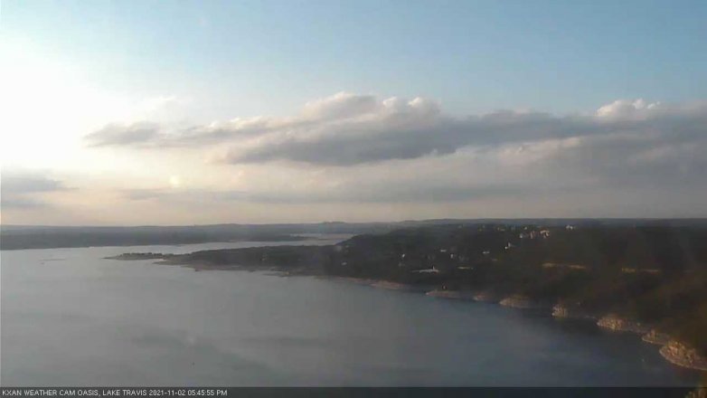 Lake Travis webcam, November 2, 2021 5:45 PM CT