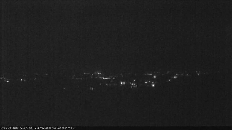 Lake Travis webcam, November 2, 2021 7:45 PM CT