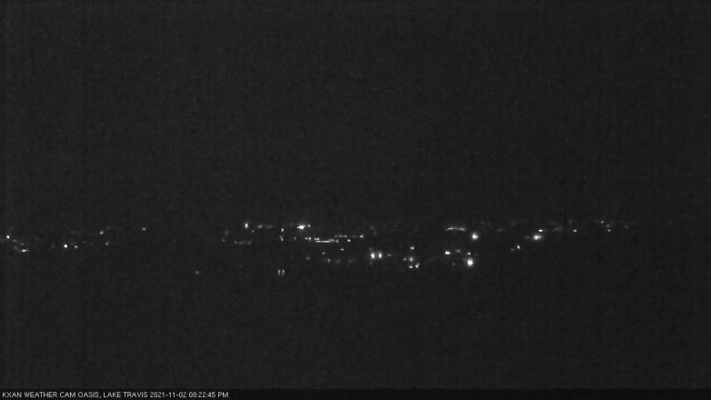 Lake Travis webcam, November 2, 2021 8:25 PM CT