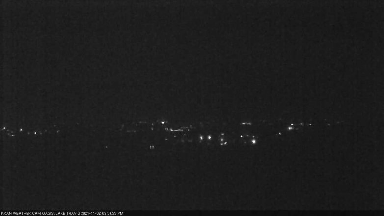 Lake Travis webcam, November 2, 2021 10:00 PM CT