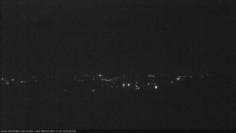 Lake Travis webcam, November 2, 2021 10:25 PM CT