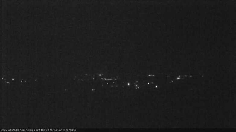 Lake Travis webcam, November 2, 2021 11:25 PM CT