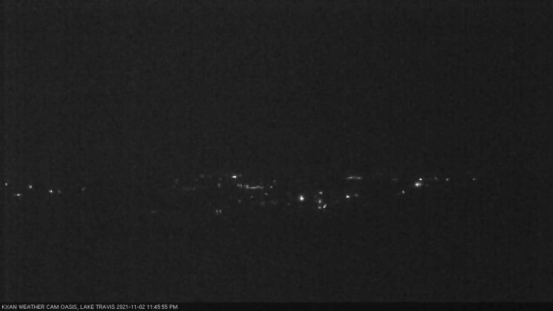 Lake Travis webcam, November 2, 2021 11:45 PM CT