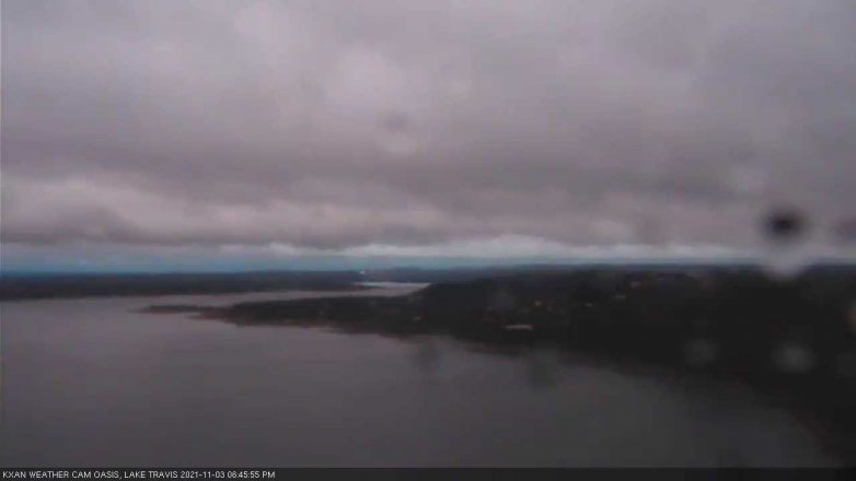 Lake Travis webcam, November 3, 2021 6:45 PM CT
