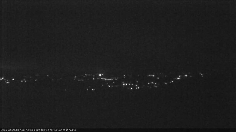Lake Travis webcam, November 3, 2021 7:45 PM CT