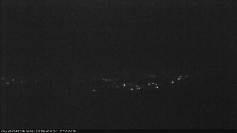 Lake Travis webcam, November 3, 2021 10:00 PM CT