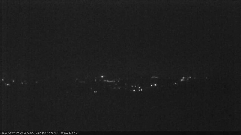 Lake Travis webcam, November 3, 2021 10:45 PM CT