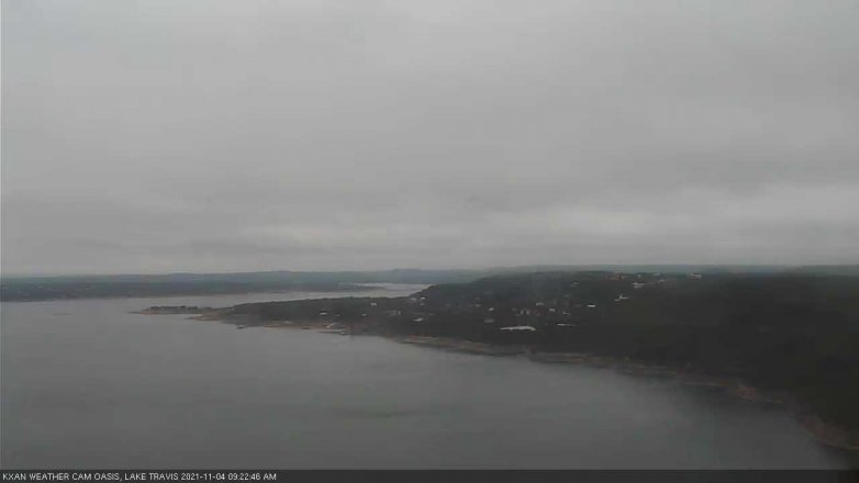 Lake Travis webcam, November 4, 2021 9:25 AM CT
