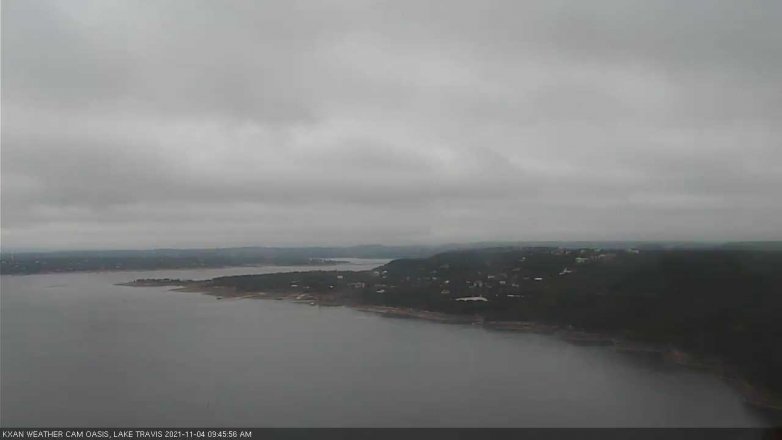 Lake Travis webcam, November 4, 2021 9:45 AM CT