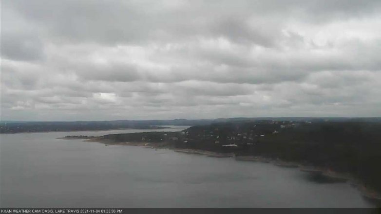 Lake Travis webcam, November 4, 2021 1:25 PM CT