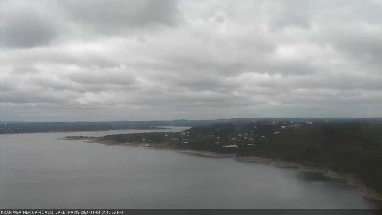 Lake Travis webcam, November 4, 2021 1:45 PM CT
