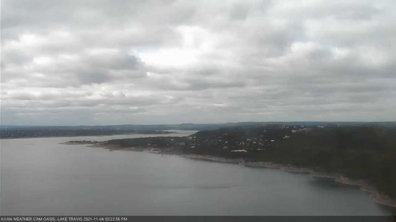 Lake Travis webcam, November 4, 2021 3:25 PM CT