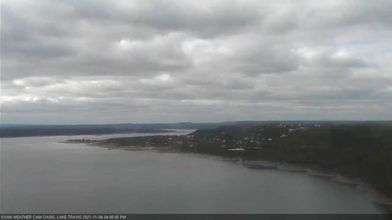 Lake Travis webcam, November 4, 2021 4:00 PM CT