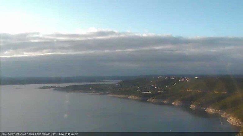 Lake Travis webcam, November 4, 2021 5:45 PM CT