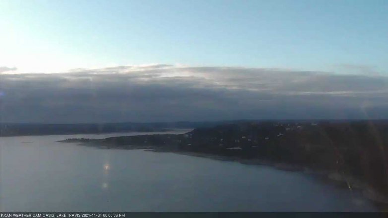 Lake Travis webcam, November 4, 2021 6:00 PM CT