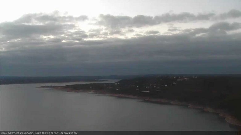 Lake Travis webcam, November 4, 2021 6:45 PM CT
