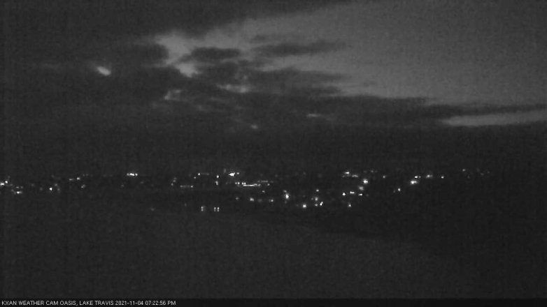 Lake Travis webcam, November 4, 2021 7:25 PM CT