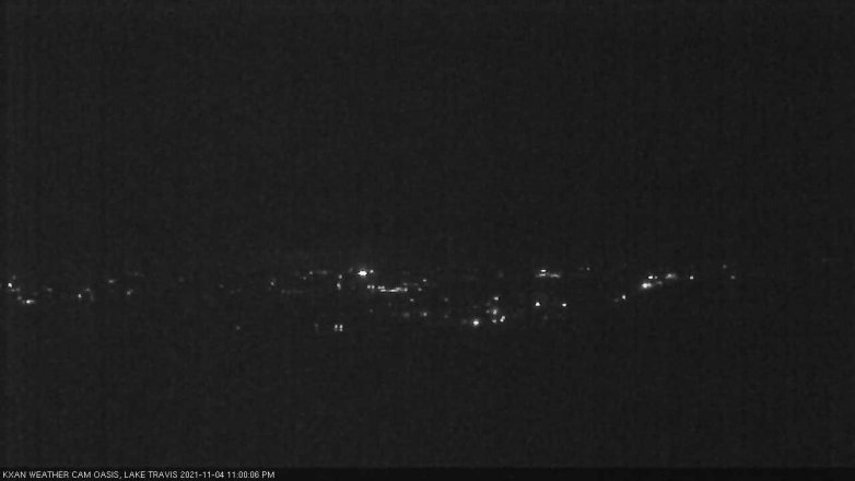 Lake Travis webcam, November 4, 2021 11:00 PM CT