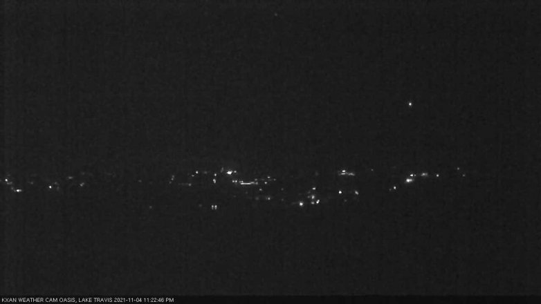 Lake Travis webcam, November 4, 2021 11:25 PM CT