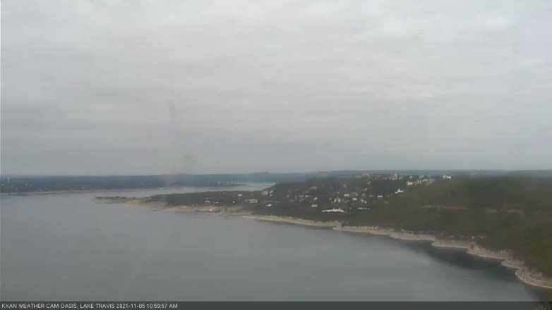Lake Travis webcam, November 5, 2021 11:00 AM CT