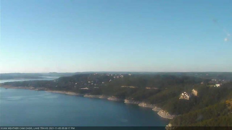 Lake Travis webcam, November 5, 2021 5:00 PM CT