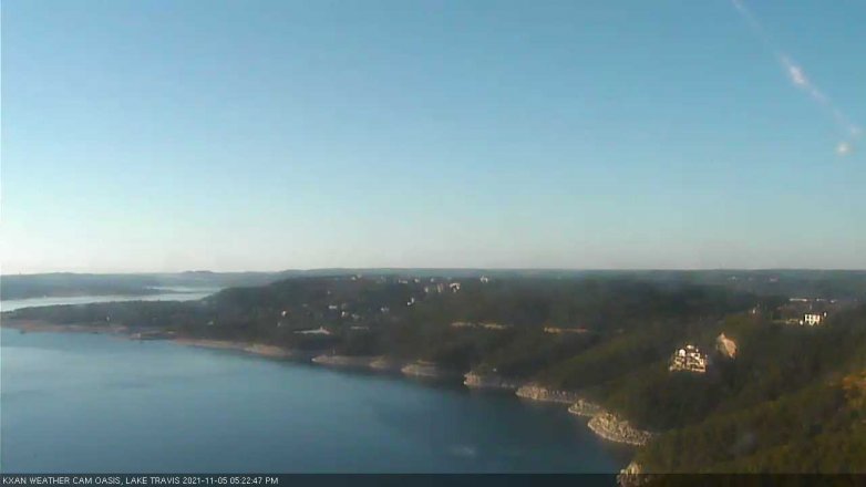 Lake Travis webcam, November 5, 2021 5:25 PM CT