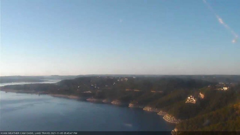 Lake Travis webcam, November 5, 2021 5:45 PM CT