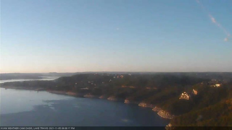 Lake Travis webcam, November 5, 2021 6:00 PM CT
