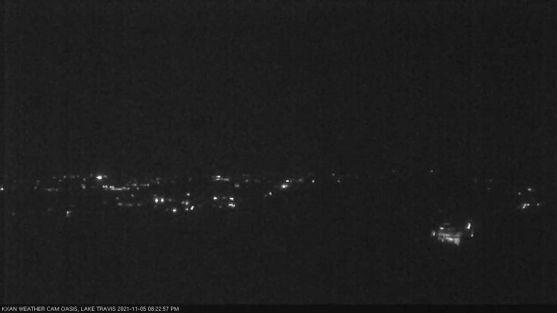 Lake Travis webcam, November 5, 2021 8:25 PM CT