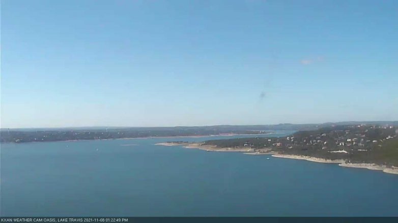 Lake Travis webcam, November 8, 2021 1:25 PM CT