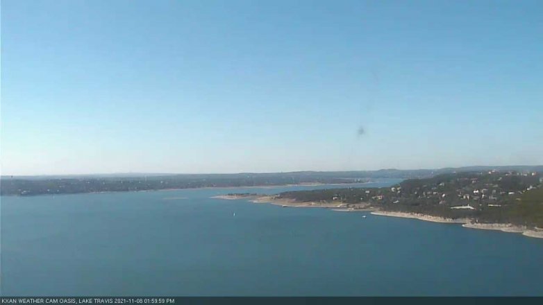Lake Travis webcam, November 8, 2021 2:00 PM CT