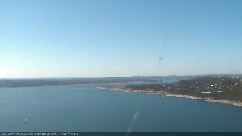 Lake Travis webcam, November 8, 2021 2:25 PM CT
