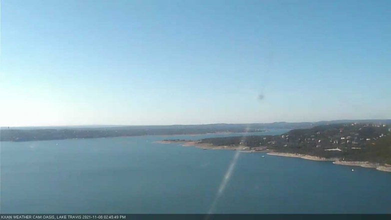 Lake Travis webcam, November 8, 2021 2:45 PM CT